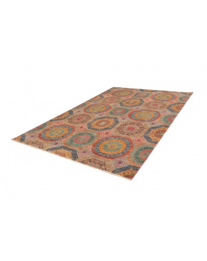 Tappeto Mamlouk Pakistan marrone bianco 204x288