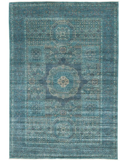 Tappeto Mamlouk Pakistan grigio bianco 204x295