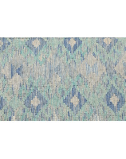 Tappeto Kilim Afghanistan beige bianco 157x202