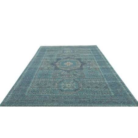 Tappeto Mamlouk Pakistan grigio bianco 204x295