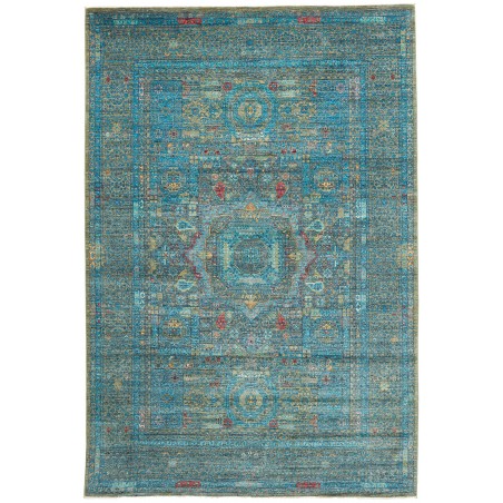 Tappeto Mamlouk Pakistan grigio bianco 201x304