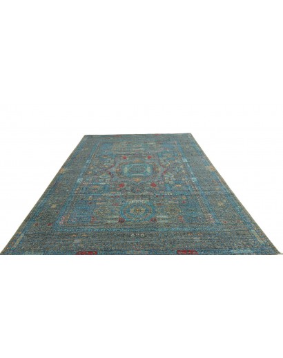 Tappeto Mamlouk Pakistan grigio bianco 201x304