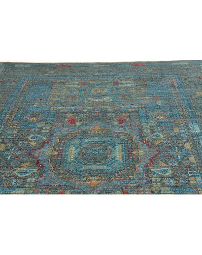 Tappeto Mamlouk Pakistan grigio bianco 201x304