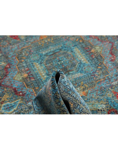 Tappeto Mamlouk Pakistan grigio bianco 201x304