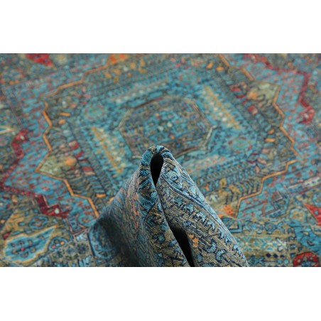 Tappeto Mamlouk Pakistan grigio bianco 201x304
