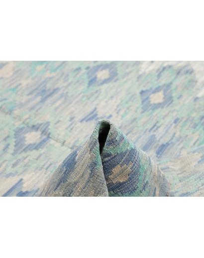 Tappeto Kilim Afghanistan beige bianco 157x202