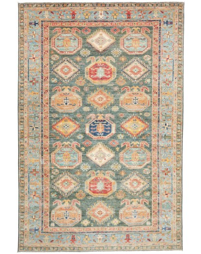Tappeto Kazak Fine Pakistan marrone 204x311