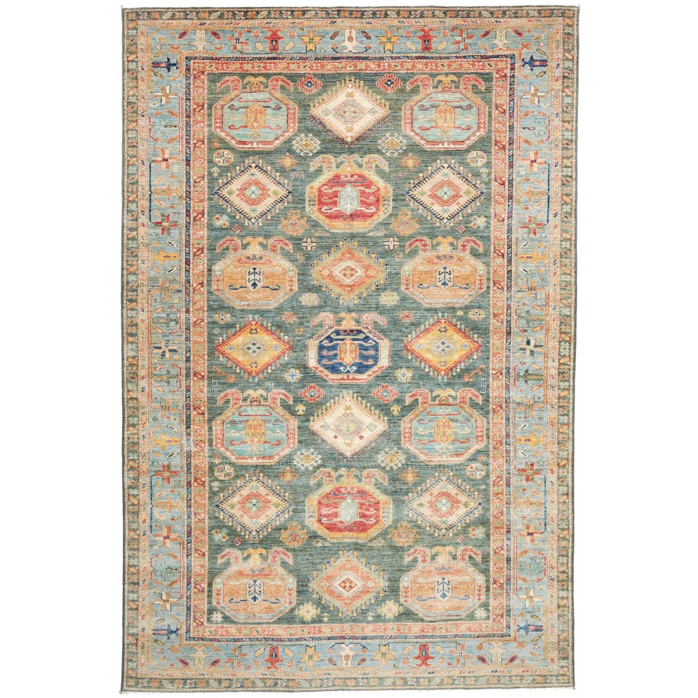Tappeto Kazak Fine Pakistan marrone 204x311