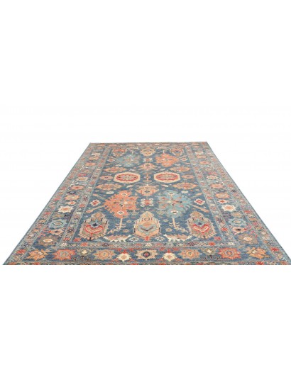 Tappeto Kazak Fine Pakistan azzurro grigio 203x300