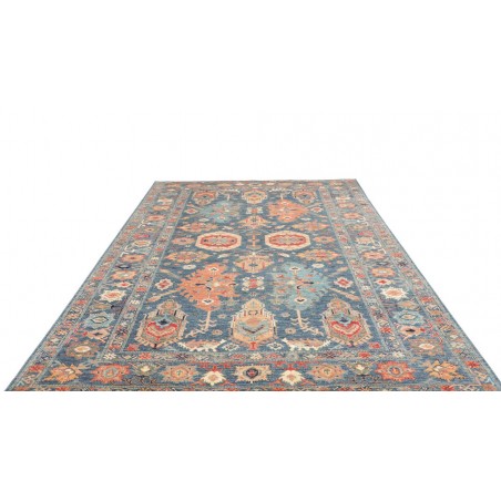 Tappeto Kazak Fine Pakistan azzurro grigio 203x300