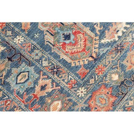 Tappeto Kazak Fine Pakistan azzurro grigio 203x300
