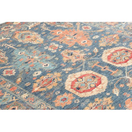 Tappeto Kazak Fine Pakistan azzurro grigio 203x300