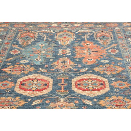 Tappeto Kazak Fine Pakistan azzurro grigio 203x300