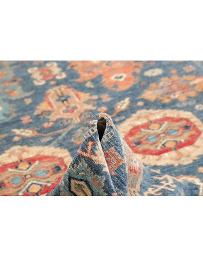 Tappeto Kazak Fine Pakistan azzurro grigio 203x300