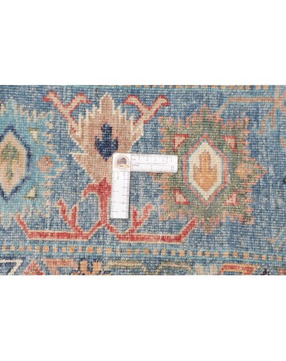 Tappeto Kazak Fine Pakistan azzurro grigio 203x300