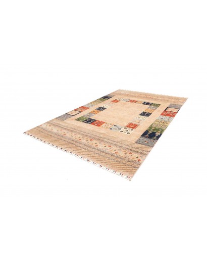 Tappeto Siva Pakistan giallo grigio 207x307