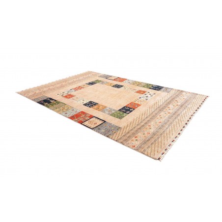 Tappeto Siva Pakistan giallo grigio 207x307