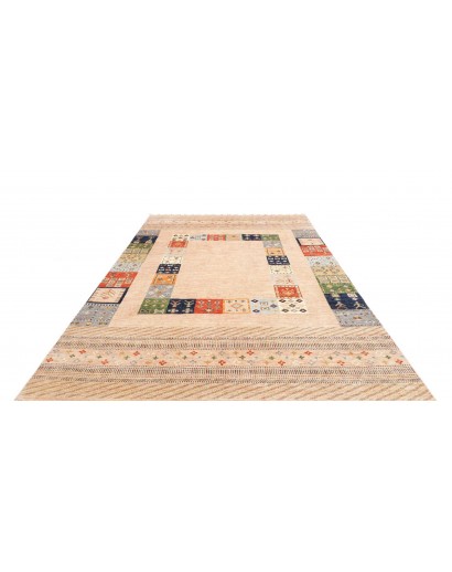 Tappeto Siva Pakistan giallo grigio 207x307