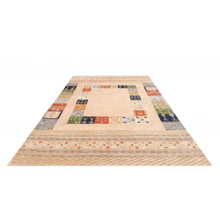 Tappeto Siva Pakistan giallo grigio 207x307