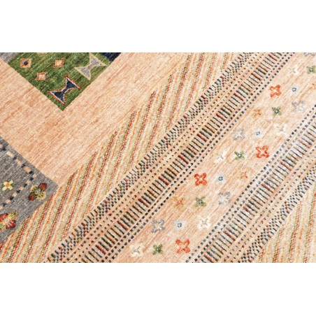 Tappeto Siva Pakistan giallo grigio 207x307