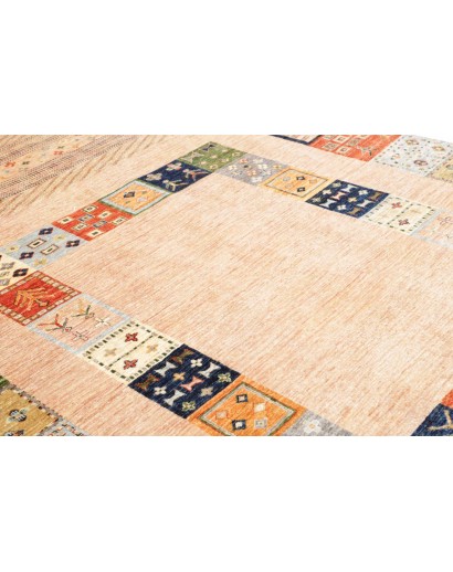 Tappeto Siva Pakistan giallo grigio 207x307
