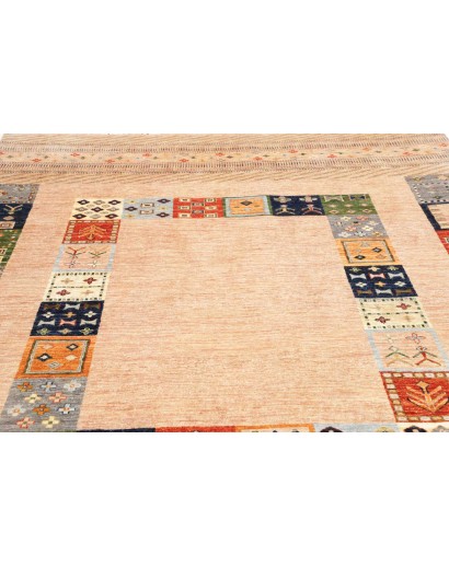 Tappeto Siva Pakistan giallo grigio 207x307