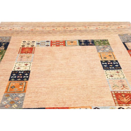 Tappeto Siva Pakistan giallo grigio 207x307