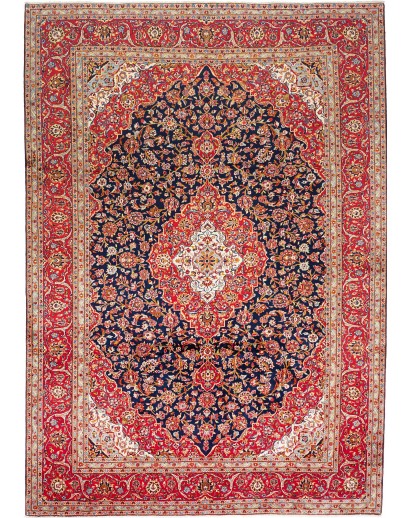 Tappeto Kashan Persia marrone grigio 250x357