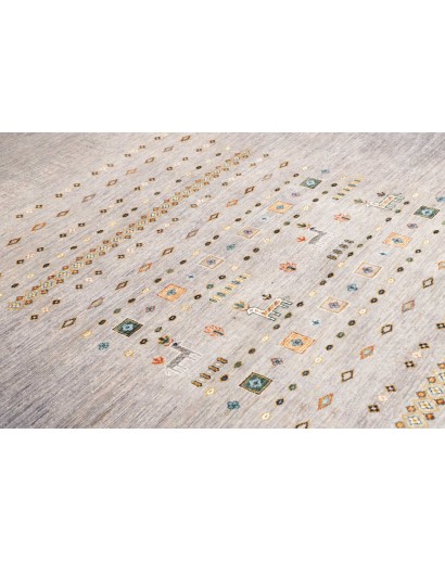 Tappeto Siva Pakistan beige bianco 207x291