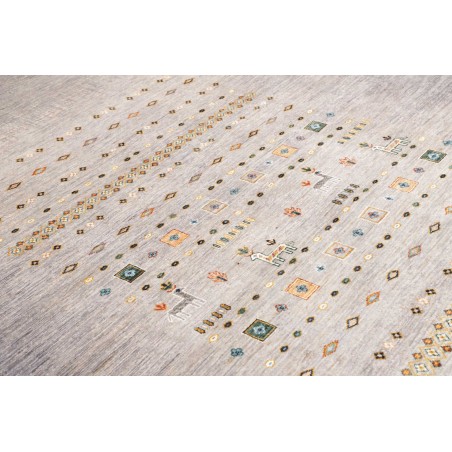 Tappeto Siva Pakistan beige bianco 207x291