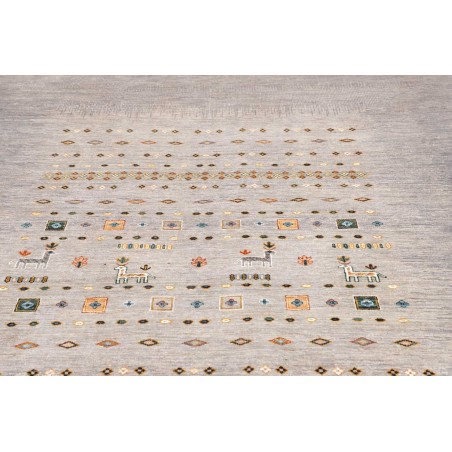 Tappeto Siva Pakistan beige bianco 207x291