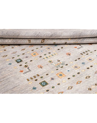 Tappeto Siva Pakistan beige bianco 207x291