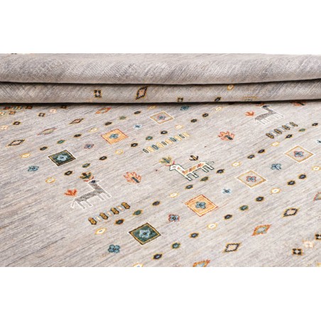 Tappeto Siva Pakistan beige bianco 207x291