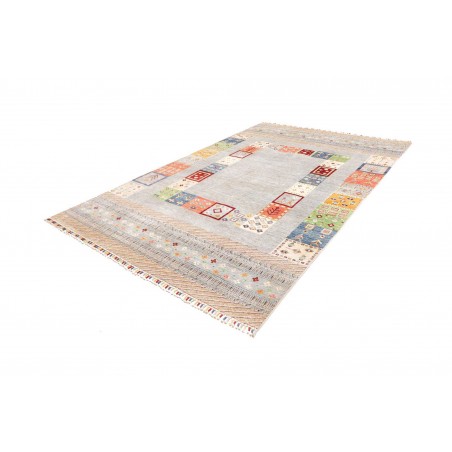 Tappeto Siva Pakistan beige grigio 205x301
