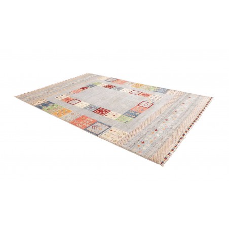 Tappeto Siva Pakistan beige grigio 205x301