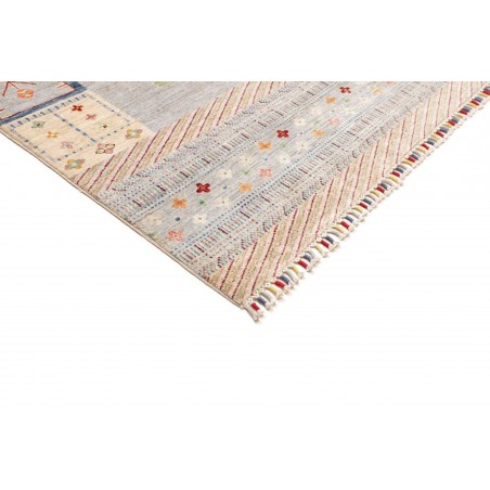 Tappeto Siva Pakistan beige grigio 205x301