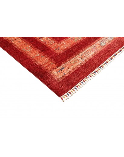 Tappeto Siva Pakistan marrone giallo 207x298