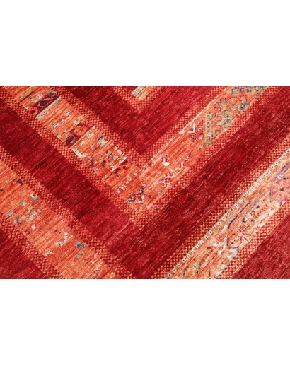 Tappeto Siva Pakistan marrone giallo 207x298