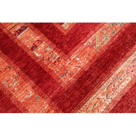 Tappeto Siva Pakistan marrone giallo 207x298
