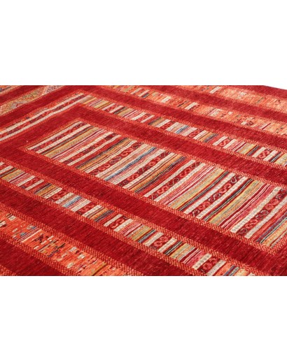 Tappeto Siva Pakistan marrone giallo 207x298