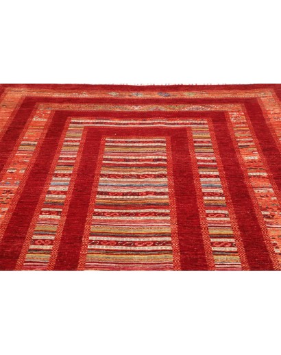 Tappeto Siva Pakistan marrone giallo 207x298