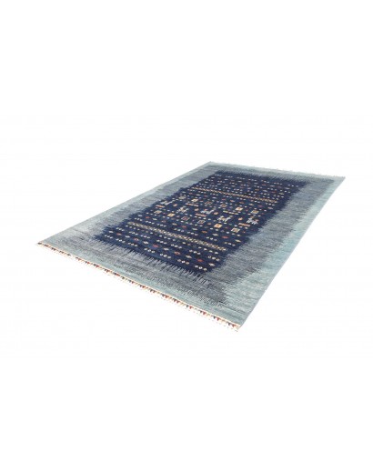 Tappeto Siva Pakistan grigio bianco 210x292