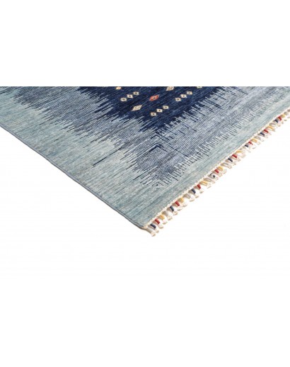 Tappeto Siva Pakistan grigio bianco 210x292
