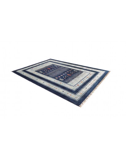 Tappeto Siva Pakistan beige azzurro 209x294