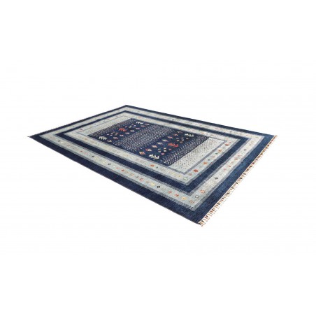 Tappeto Siva Pakistan beige azzurro 209x294