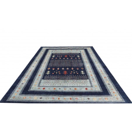 Tappeto Siva Pakistan beige azzurro 209x294