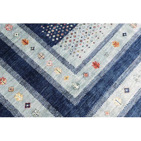 Tappeto Siva Pakistan beige azzurro 209x294