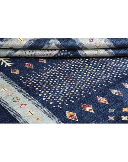 Tappeto Siva Pakistan beige azzurro 209x294