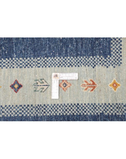 Tappeto Siva Pakistan beige azzurro 209x294