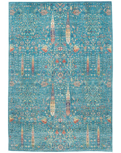 Tappeto Shahi Fine Pakistan blu beige 205x296